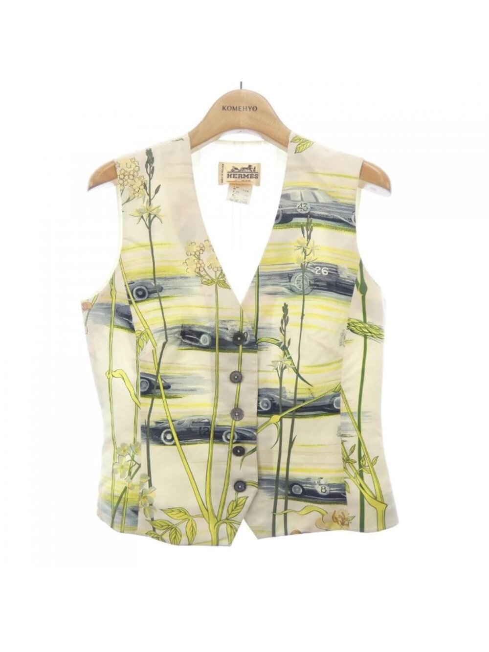 Hermes Vintage les Bolides Twillaine Vest